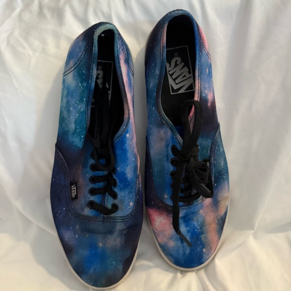 EUC Vans Lo Pro Cosmic Galaxy Lace Up Sneakers - Picture 2 of 5